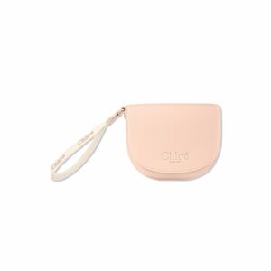 NIB Chloe Soft Pink Leather Wristlet Parfum Pouch